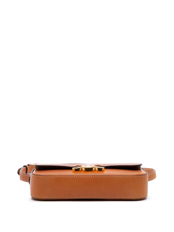 【VIP価格】CELINE CLAUDE LEATHER SHOULDER BAG Céline Pre-Owned 2021 Shiny Calfskin Claude Shoulder Bag