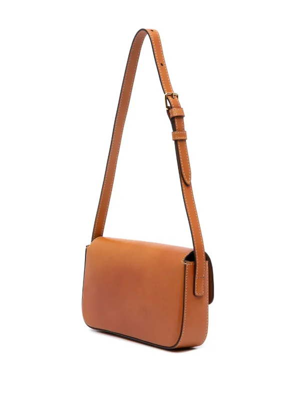 【VIP価格】CELINE CLAUDE LEATHER SHOULDER BAG Céline Pre-Owned 2021 Shiny Calfskin Claude Shoulder Bag