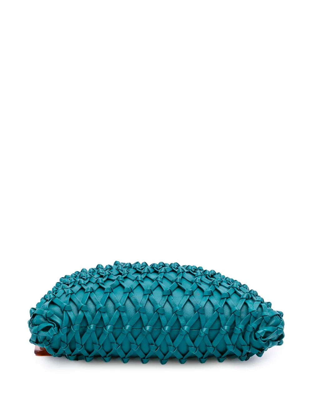 1997-1999 Woven Lambskin Drawstring Pouch Crossbody Bag