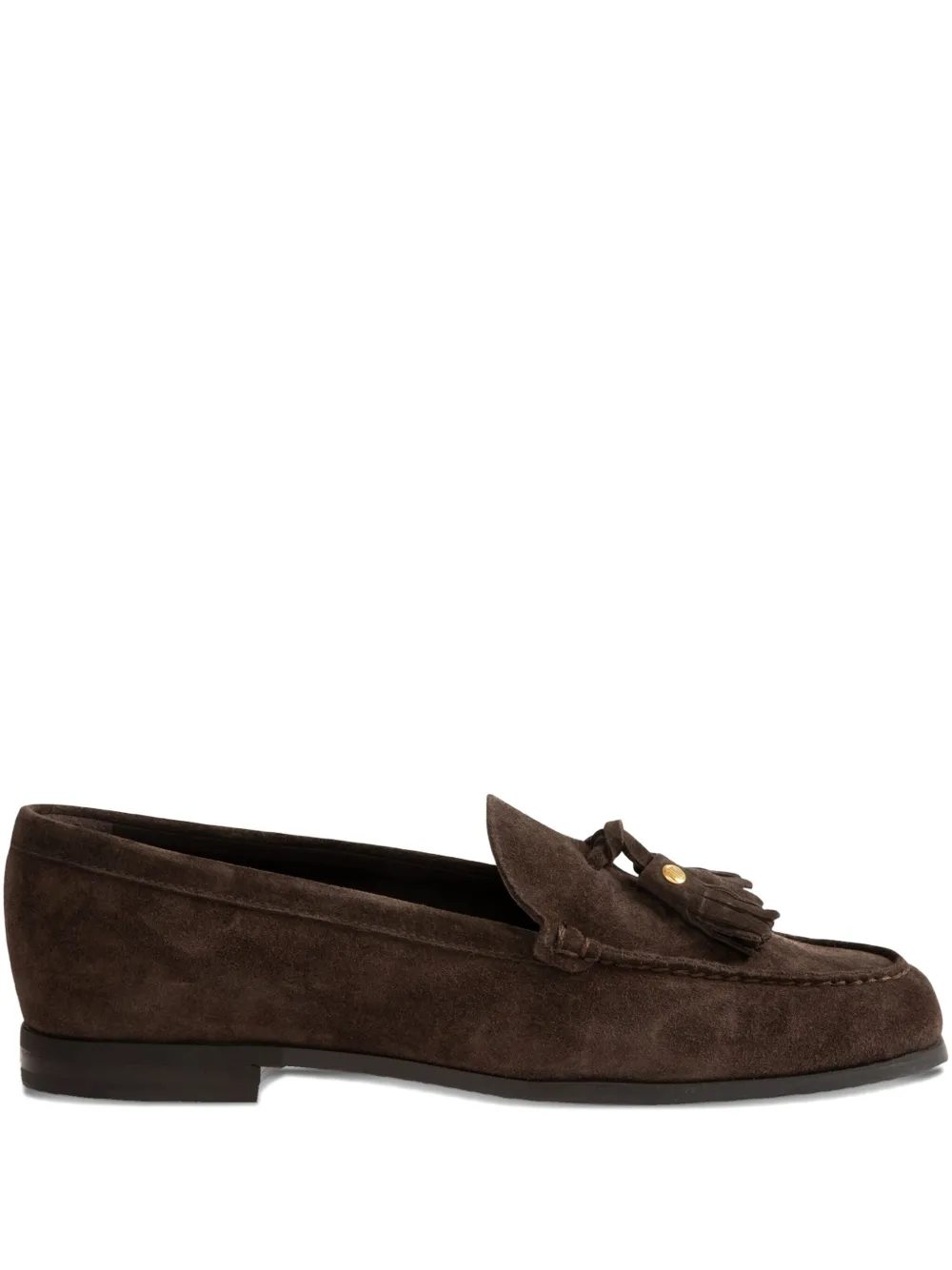Church's Tassel-embellished Suede Loafers In Brown