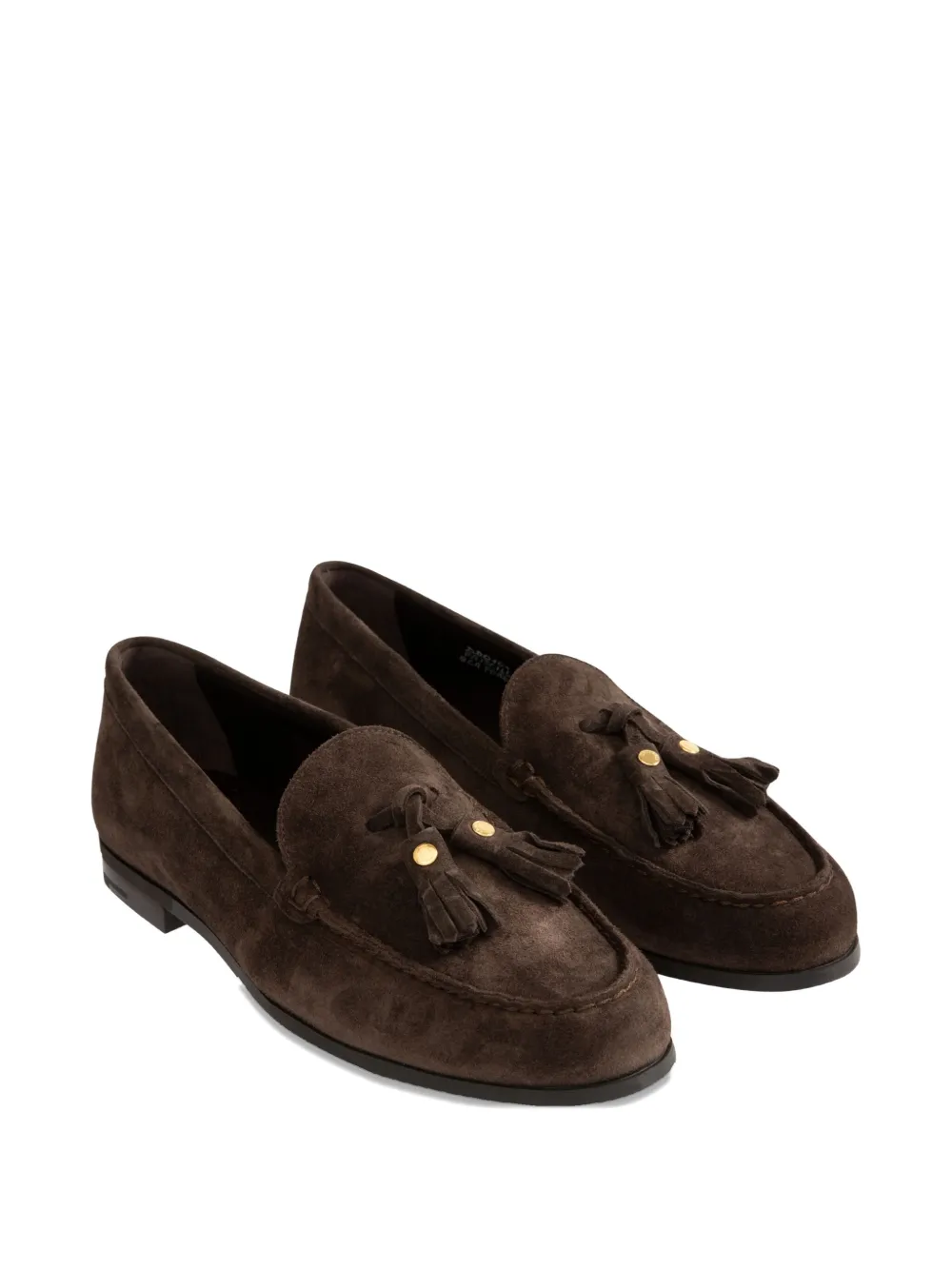 Church's Tassel-embellished Suede Loafers In Brown