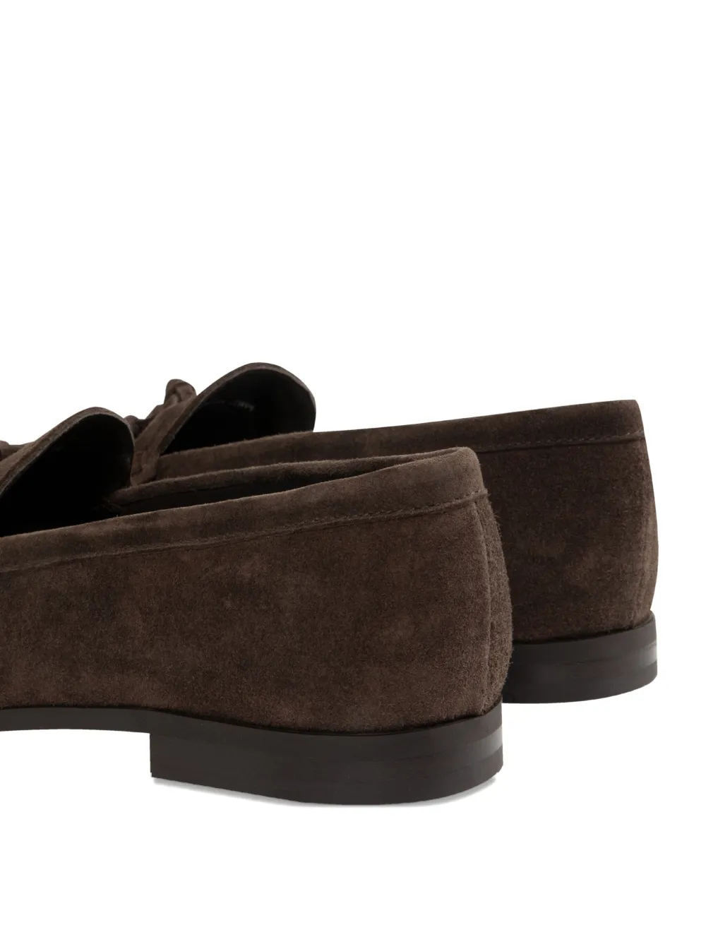 Church's Tassel-embellished Suede Loafers In Brown