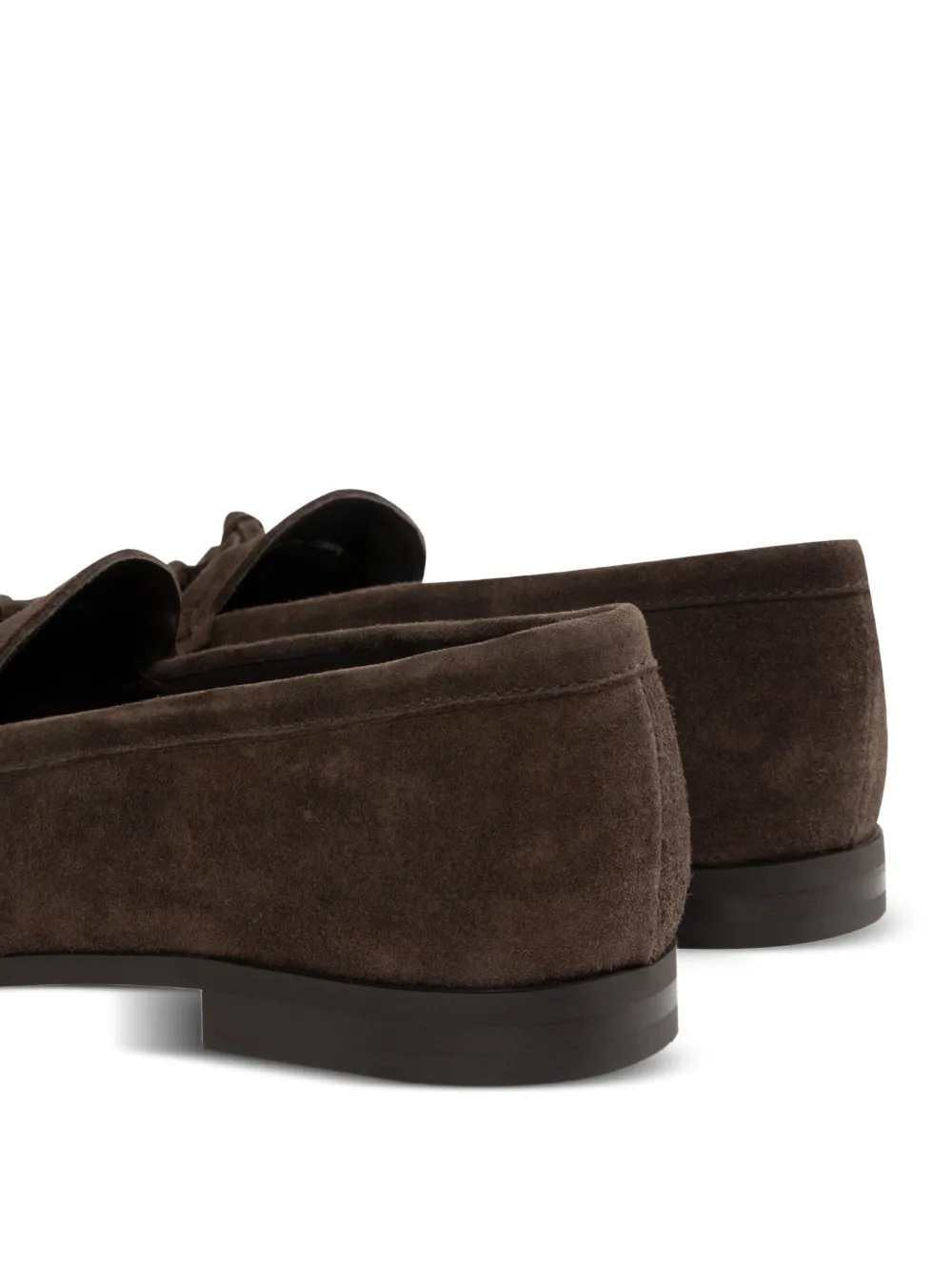 Church's tassel-embellished suede loafers Brown