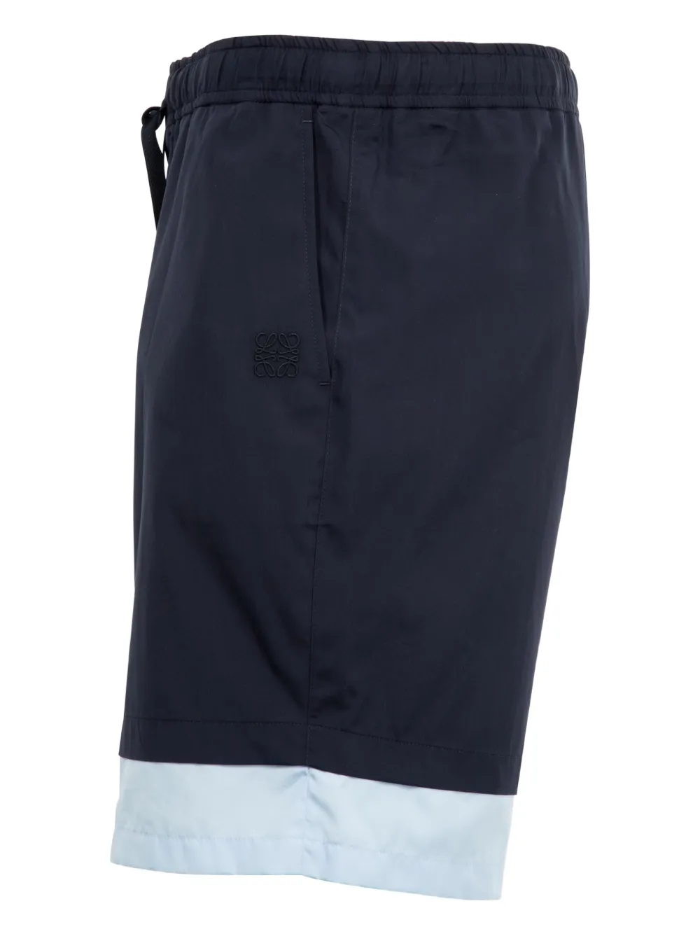 Loewe Elastic-waistband Shorts In Blue