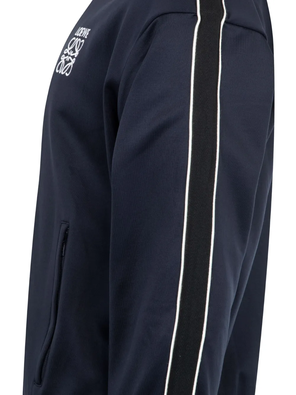 Loewe Tracksuit Jacket In Technical Jersey In Blue