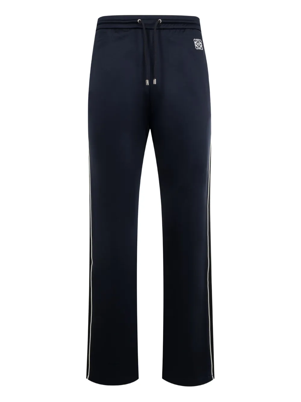 Loewe Side-stripe Drawstring Trousers In Blue