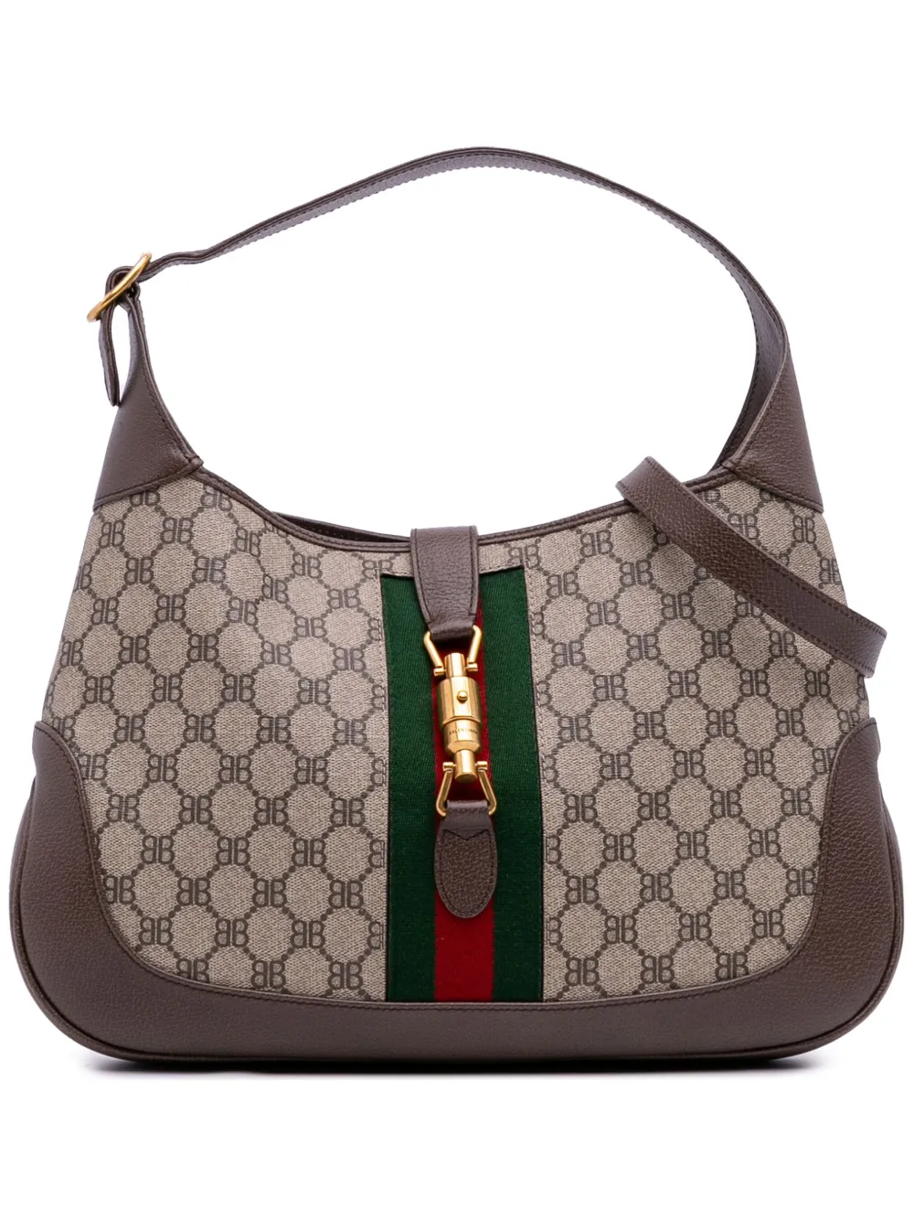 2016-2025 Balenciaga The Hacker Project Medium GG Supreme Web Jackie 1961 crossbody bag