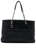 CHANEL Pre-Owned 2016-2017 CC Quilted Lambskin Urban Delight tote bag - Black