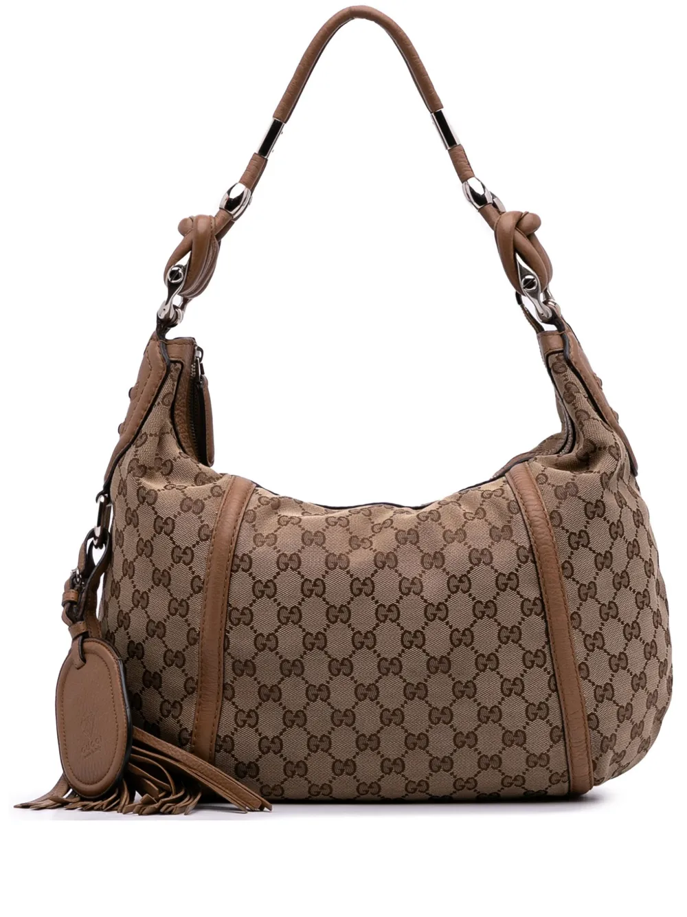 2016-2025 GG Canvas Techno Horsebit hobo bag