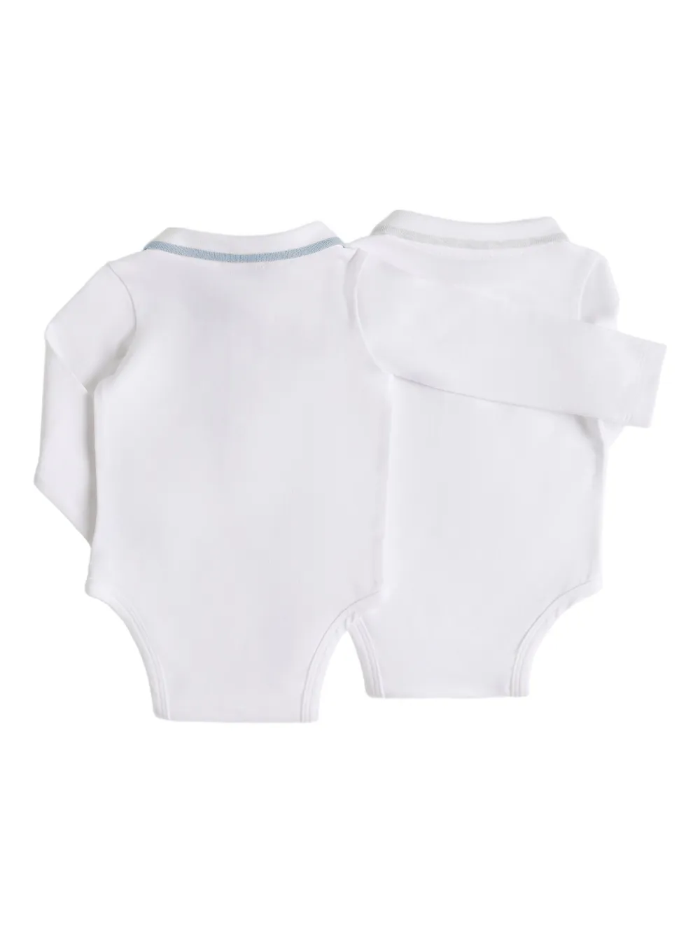 Brunello Cucinelli Kids polo-neck bodysuit set - Wit