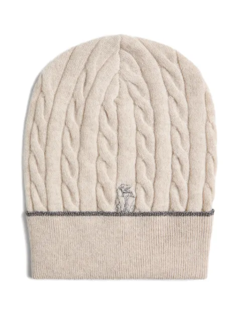 Brunello Cucinelli Kids cable-knit beanie