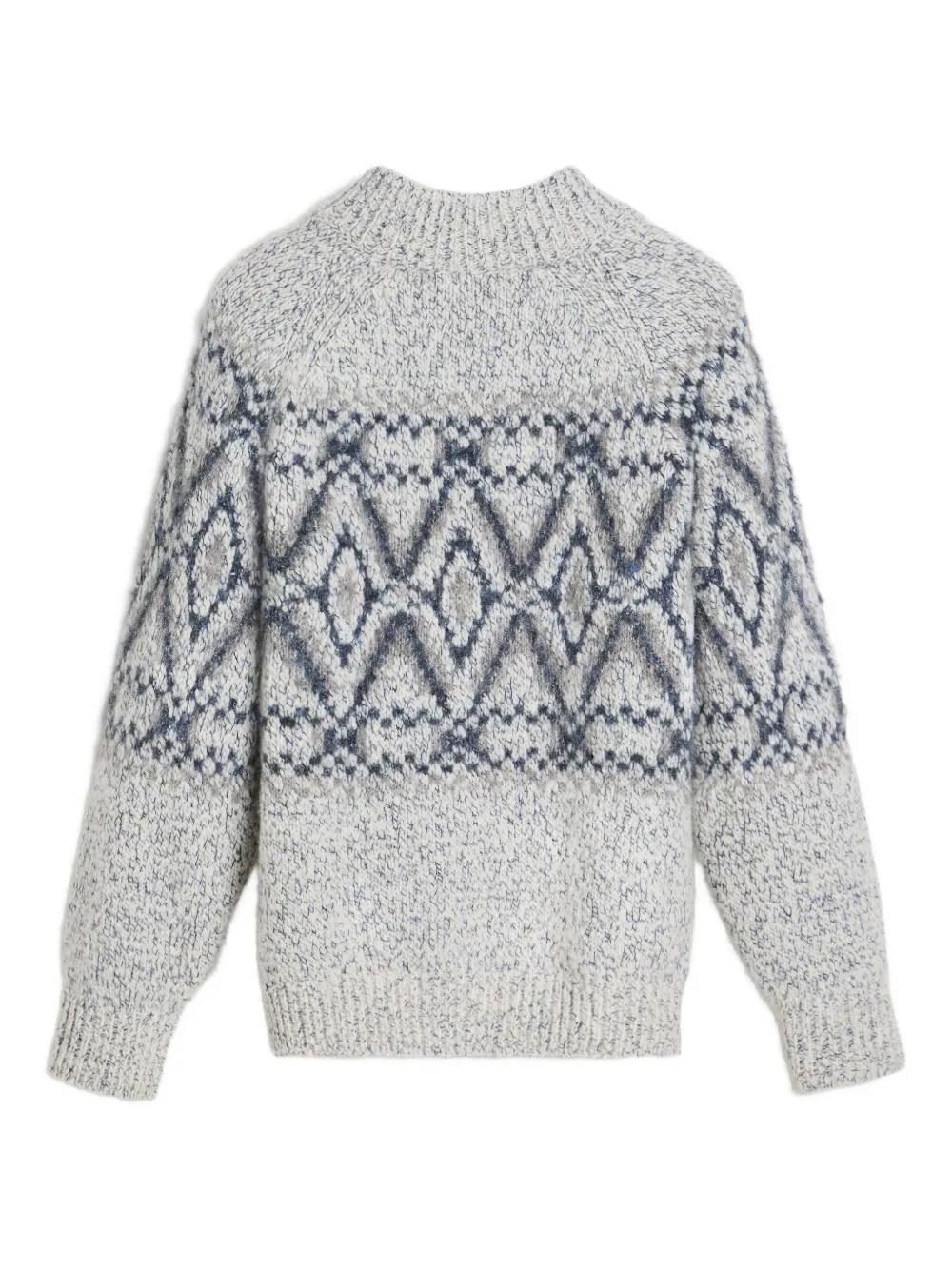 Brunello Cucinelli Kids Vest met geometrisch jacquard en rits Grijs