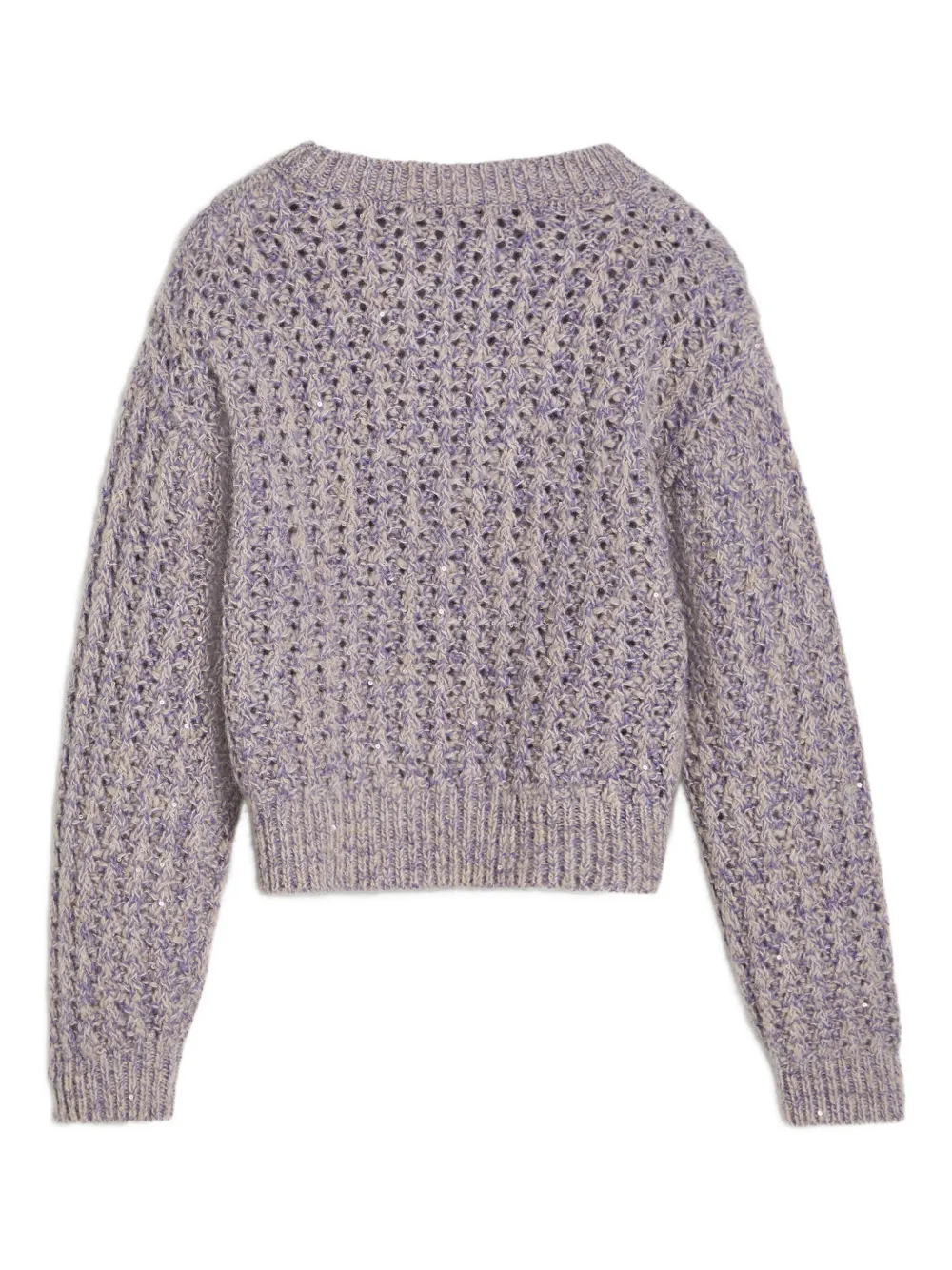Brunello Cucinelli Kids Gebreide trui Paars
