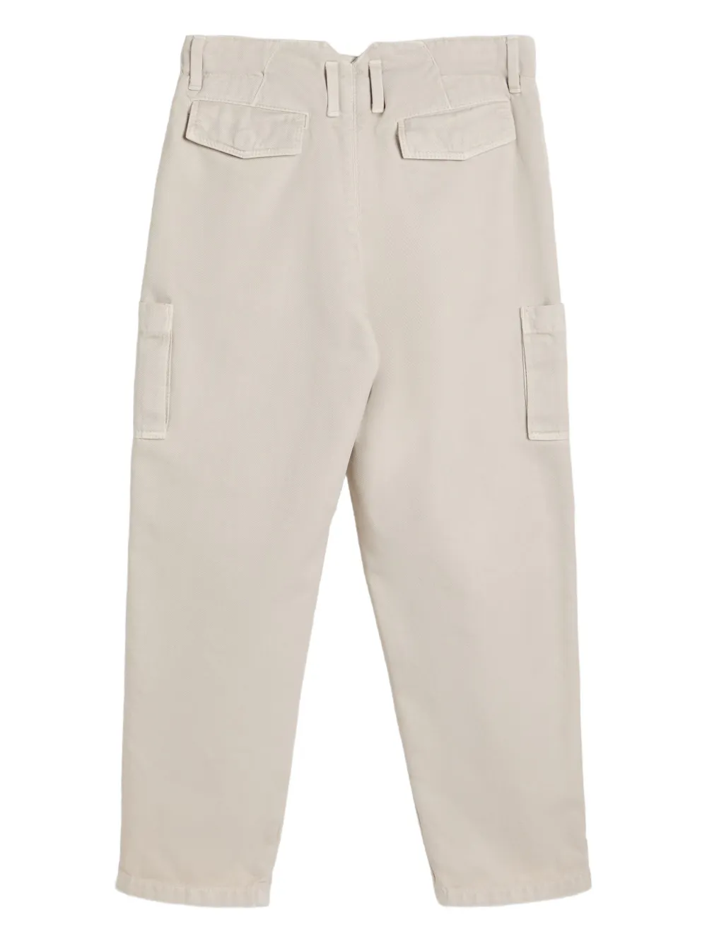 Brunello Cucinelli Kids pleated pocketed casual trousers Beige