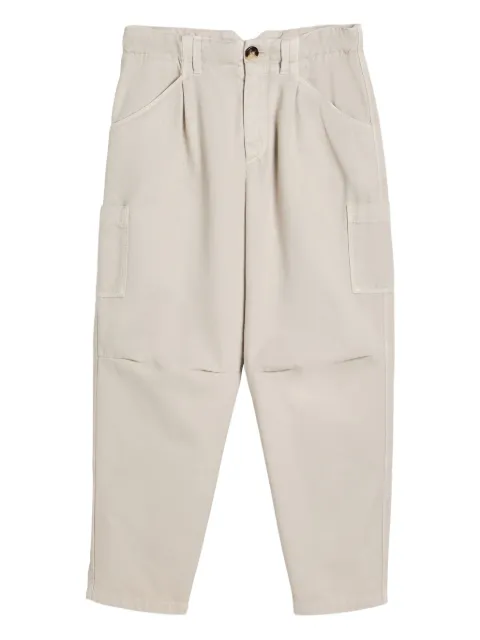 Brunello Cucinelli Kids pleated pocketed casual trousers
