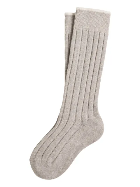 Brunello Cucinelli Kids ribbed cashmere socks