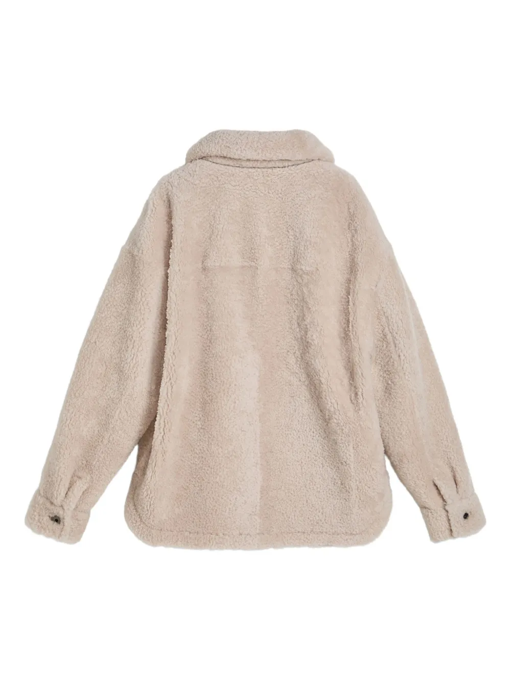 Brunello Cucinelli Kids shearling buttoned jacket | Girls Faux Fur Jackets | Image 2