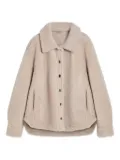 Brunello Cucinelli Kids shearling buttoned jacket - Neutrals