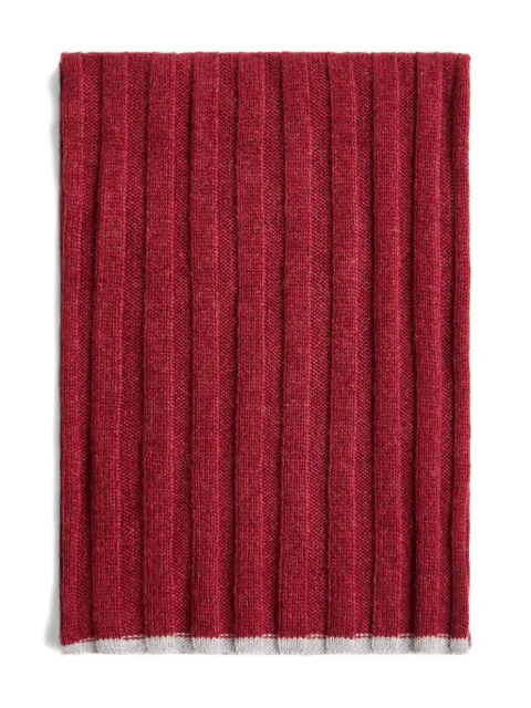 Brunello Cucinelli Kids mascada de cachemira tejida