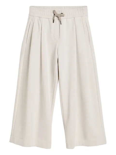 Brunello Cucinelli Kids pleated-front drawstring trousers
