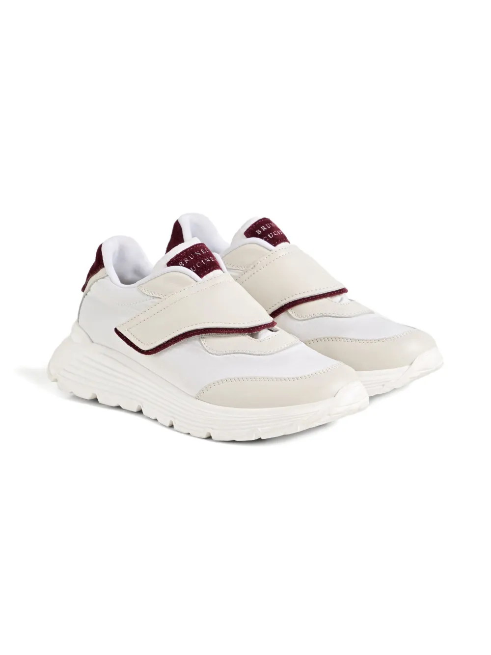 Brunello Cucinelli Strap Sneakers In White