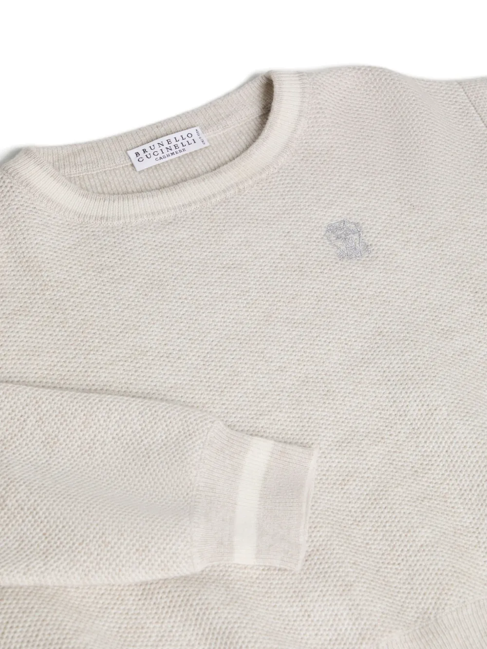 Brunello Cucinelli Kids Gebreide trui Beige