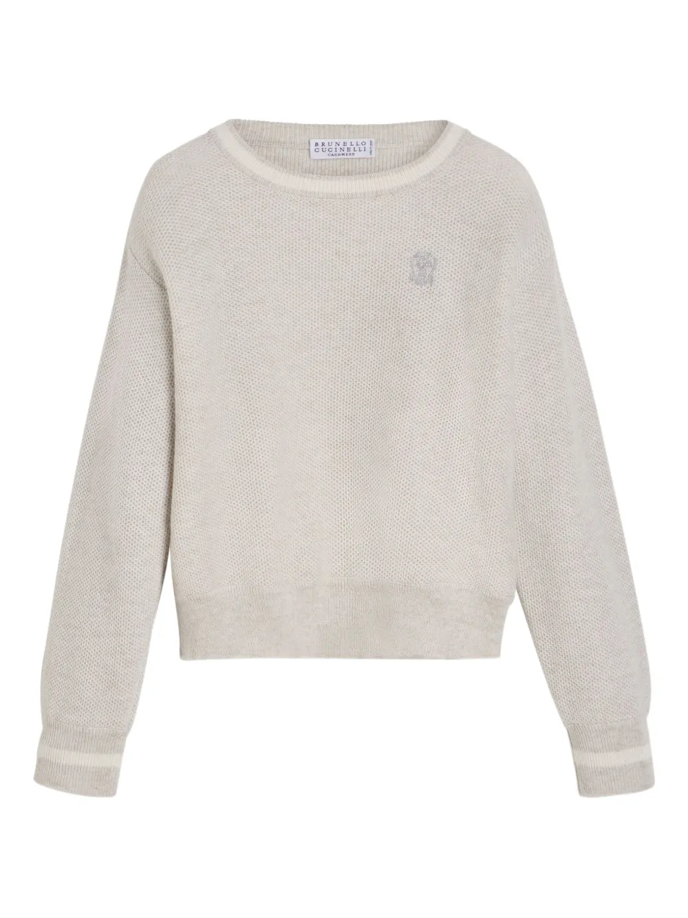 Brunello Cucinelli Kids Gebreide trui Beige