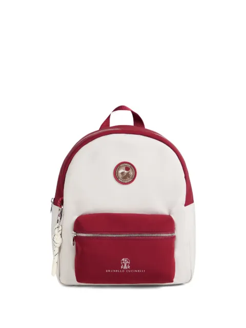 Brunello Cucinelli Kids zip pocket backpack