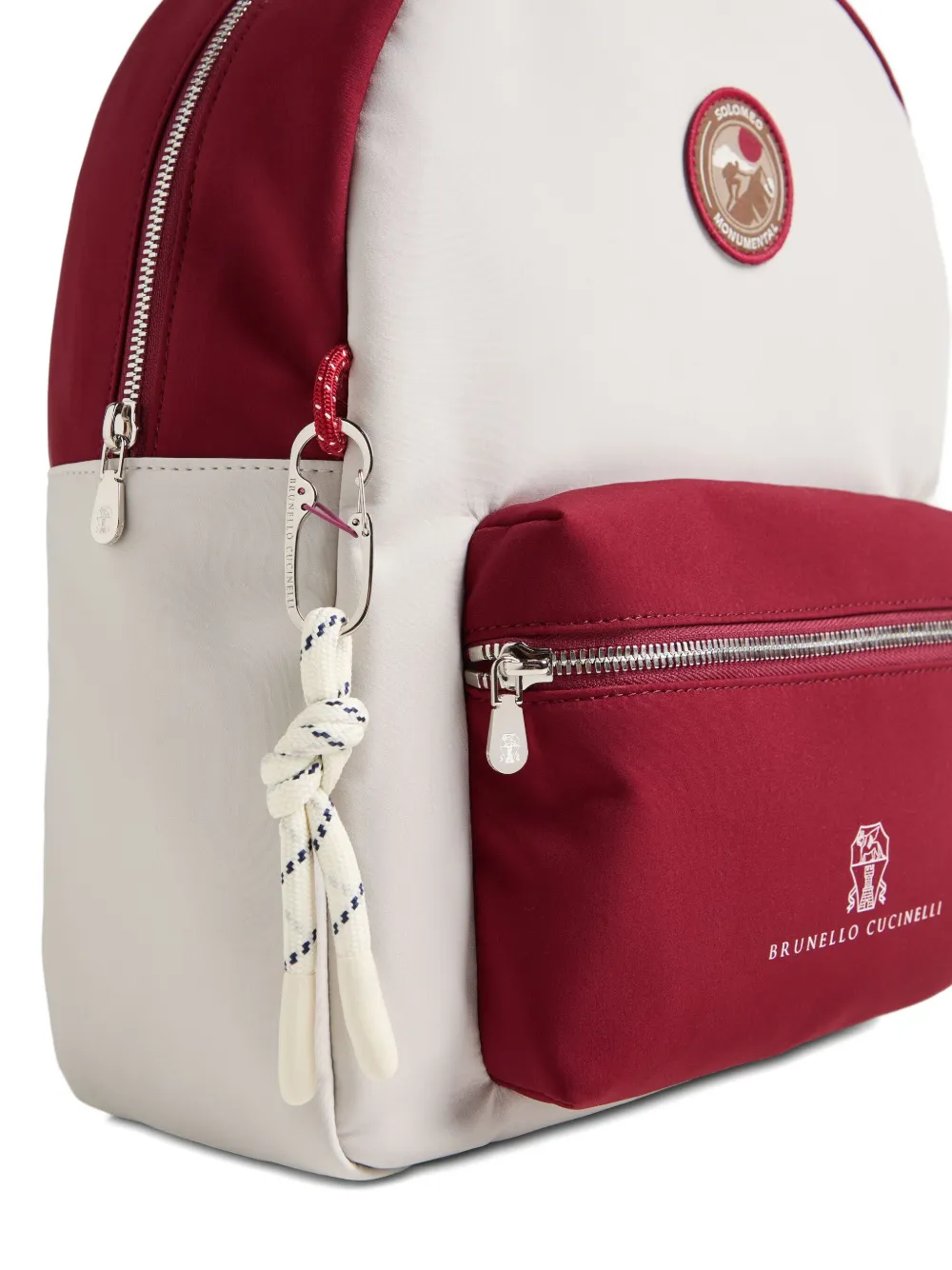 Brunello Cucinelli Kids Rugzak met rits Beige