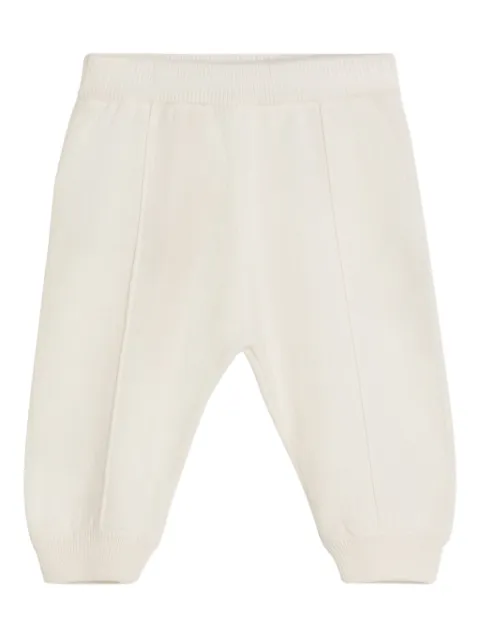 Brunello Cucinelli Kids cashmere bear-embroidered trousers