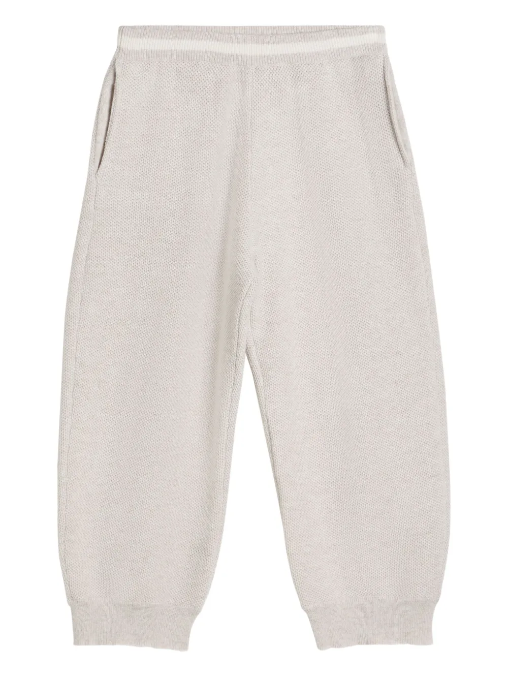 Brunello Cucinelli Kids Kasjmier broek Beige