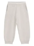 Brunello Cucinelli Kids pull-up cashmere trousers - Neutrals