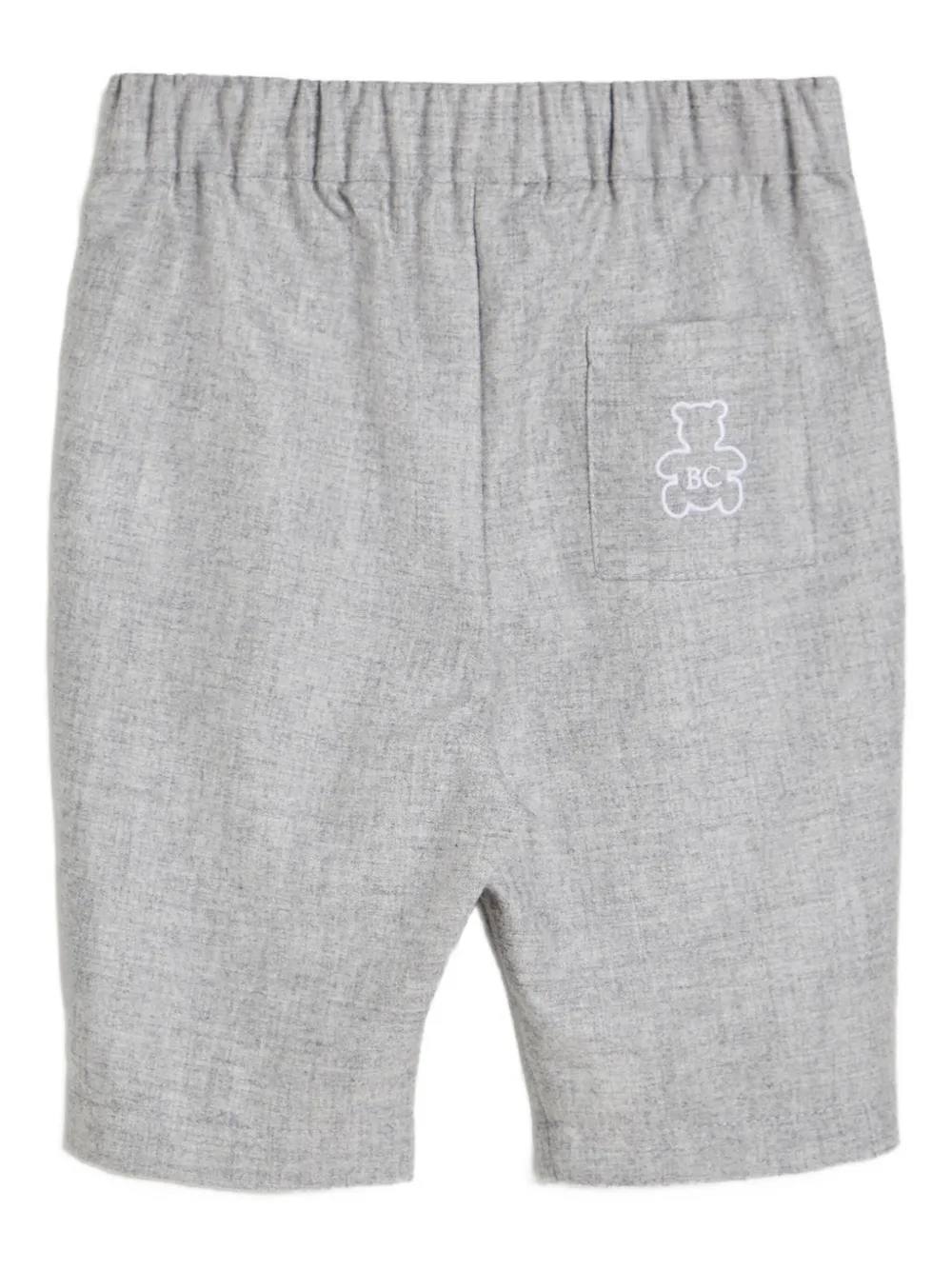 Brunello Cucinelli Kids Broek met geplooide zak Grijs