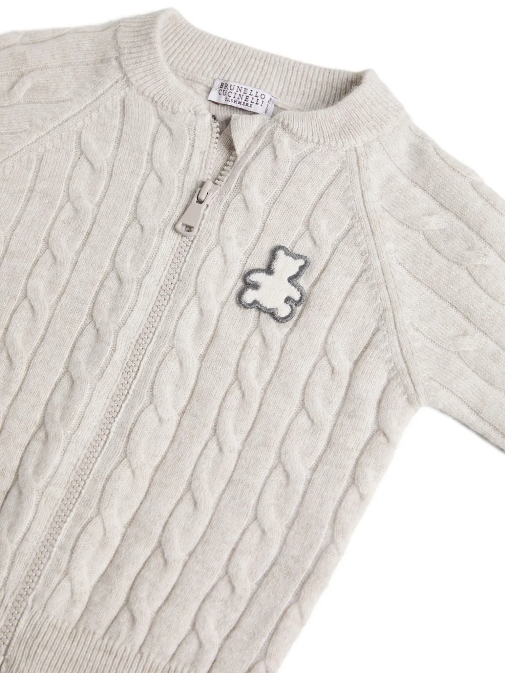 Brunello Cucinelli Kids Bernie vest Grijs