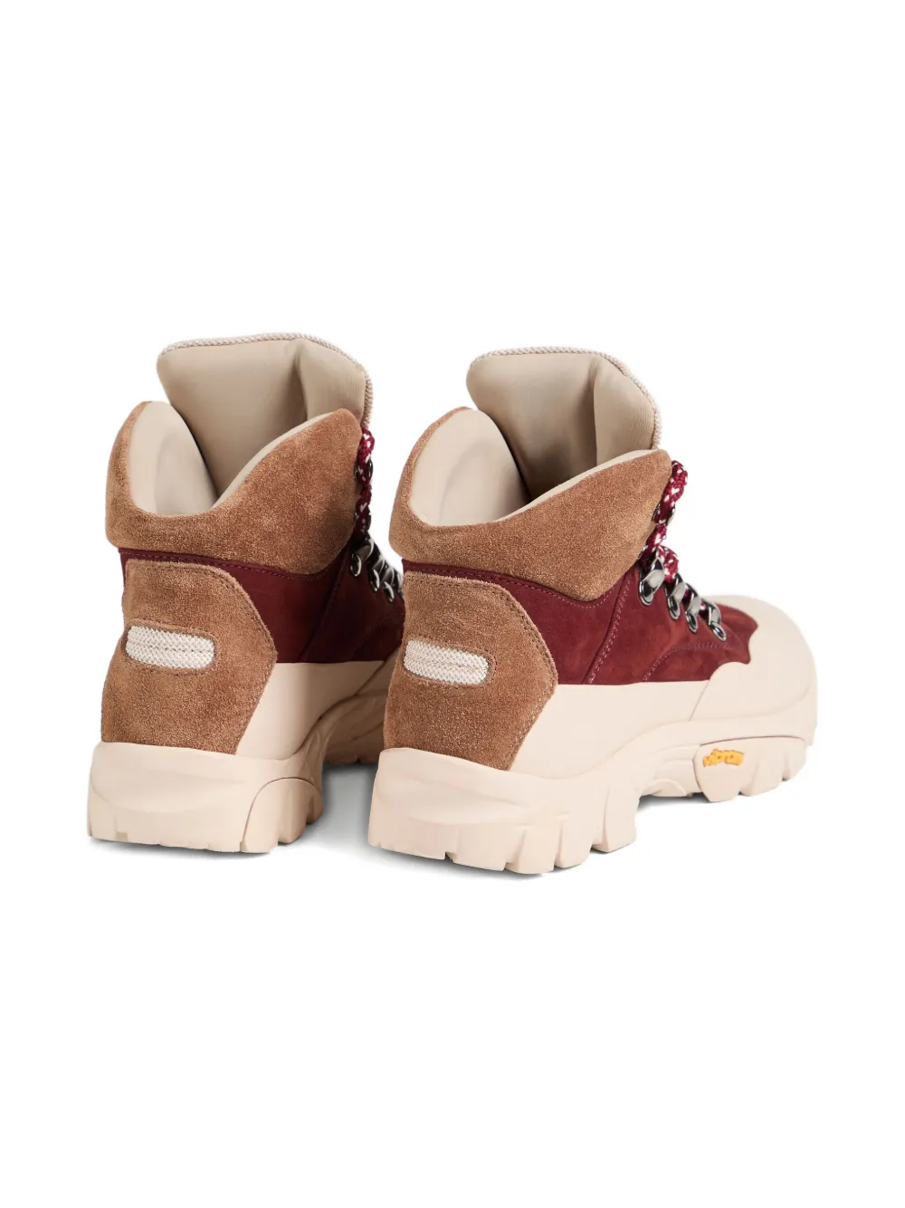 Brunello Cucinelli Kids Veterlaarzen met vlakken Rood