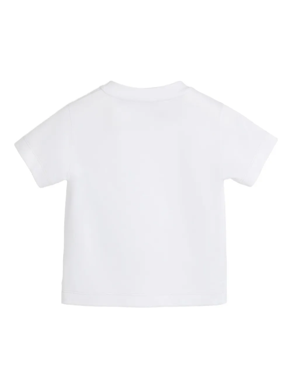 Brunello Cucinelli Kids Bernie Baby T-shirt met zak Wit