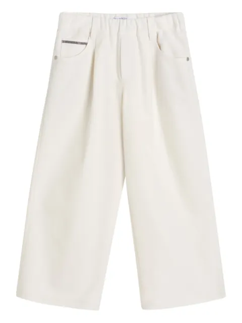 Brunello Cucinelli Kids pantalones con bolsillos