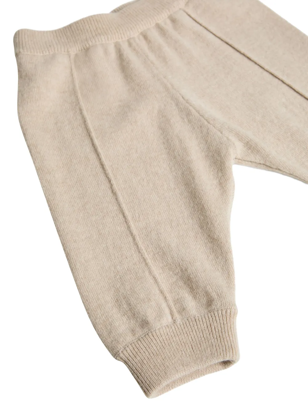 Brunello Cucinelli Kids Kasjmier broek Beige