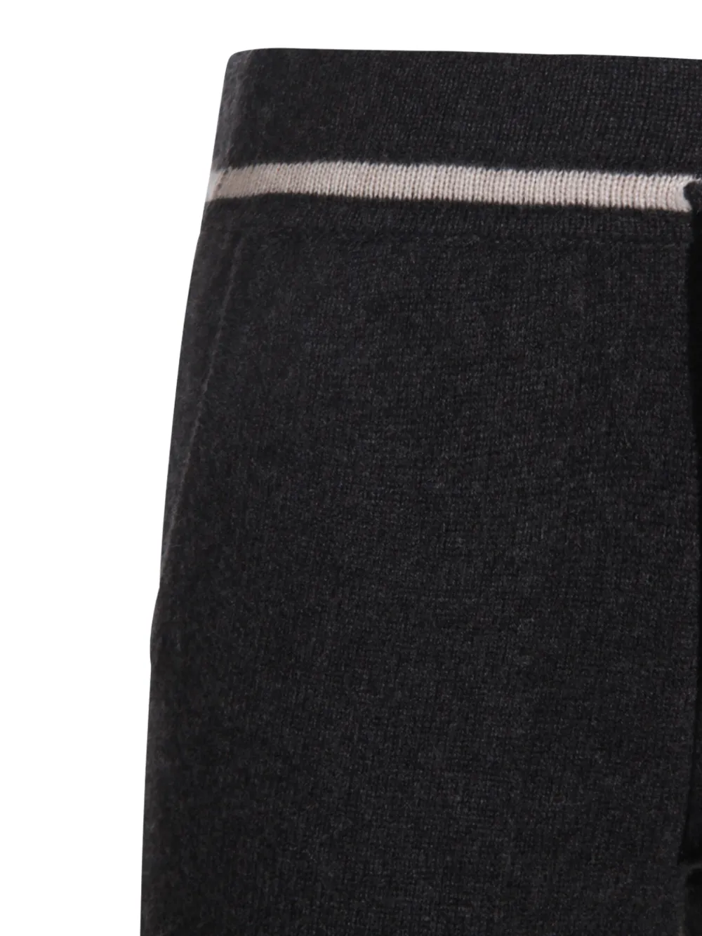Eleventy Drawstring-waist Straight Trousers In Gray