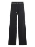 Eleventy drawstring-waist straight trousers - Grey