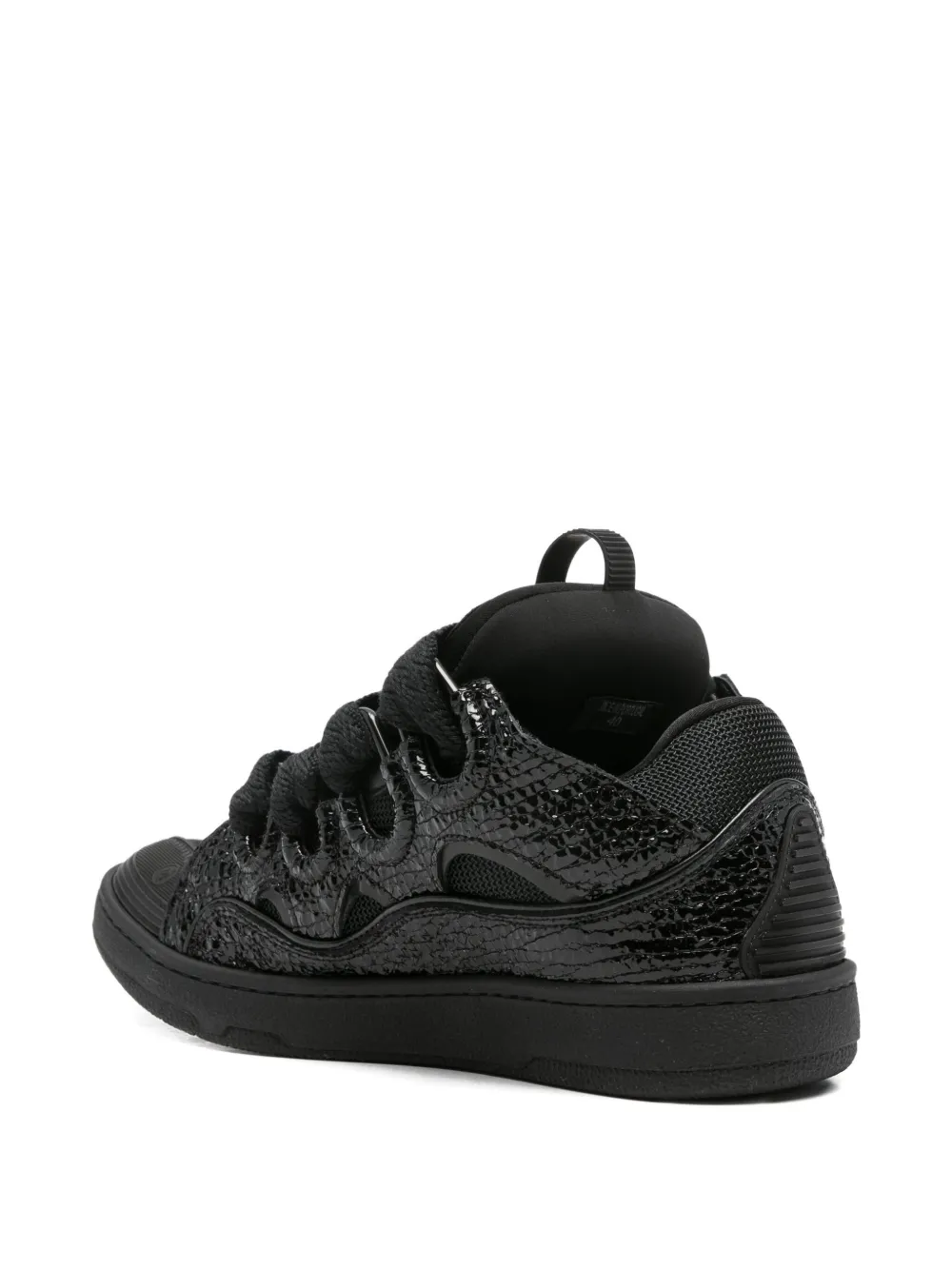 Lanvin Sneakers met textuur Zwart