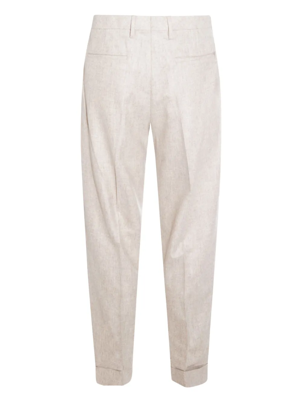 GTA Pantalone pleated virgin-wool trousers - Beige