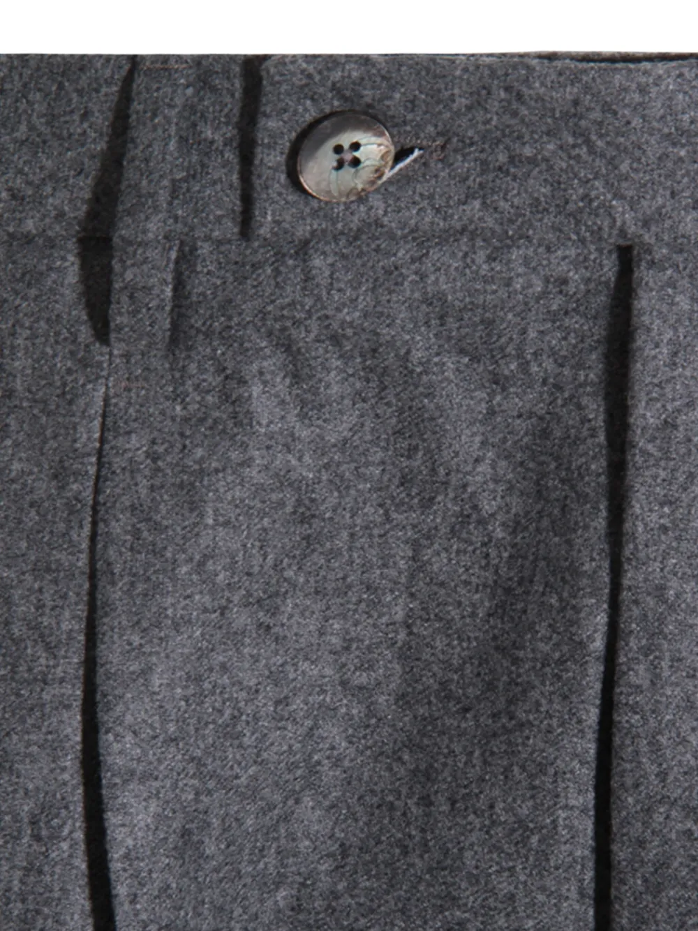 Gta Pantalone Pleated Wool Trousers In Gray