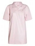 Fiorucci angel-embellished polo dress - Pink