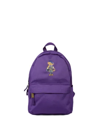 POLO RALPH LAUREN ポロベアリュック　キッズ POLO RALPH LAUREN KIDS ポロベア バックパック | パープル | FARFETCH JP