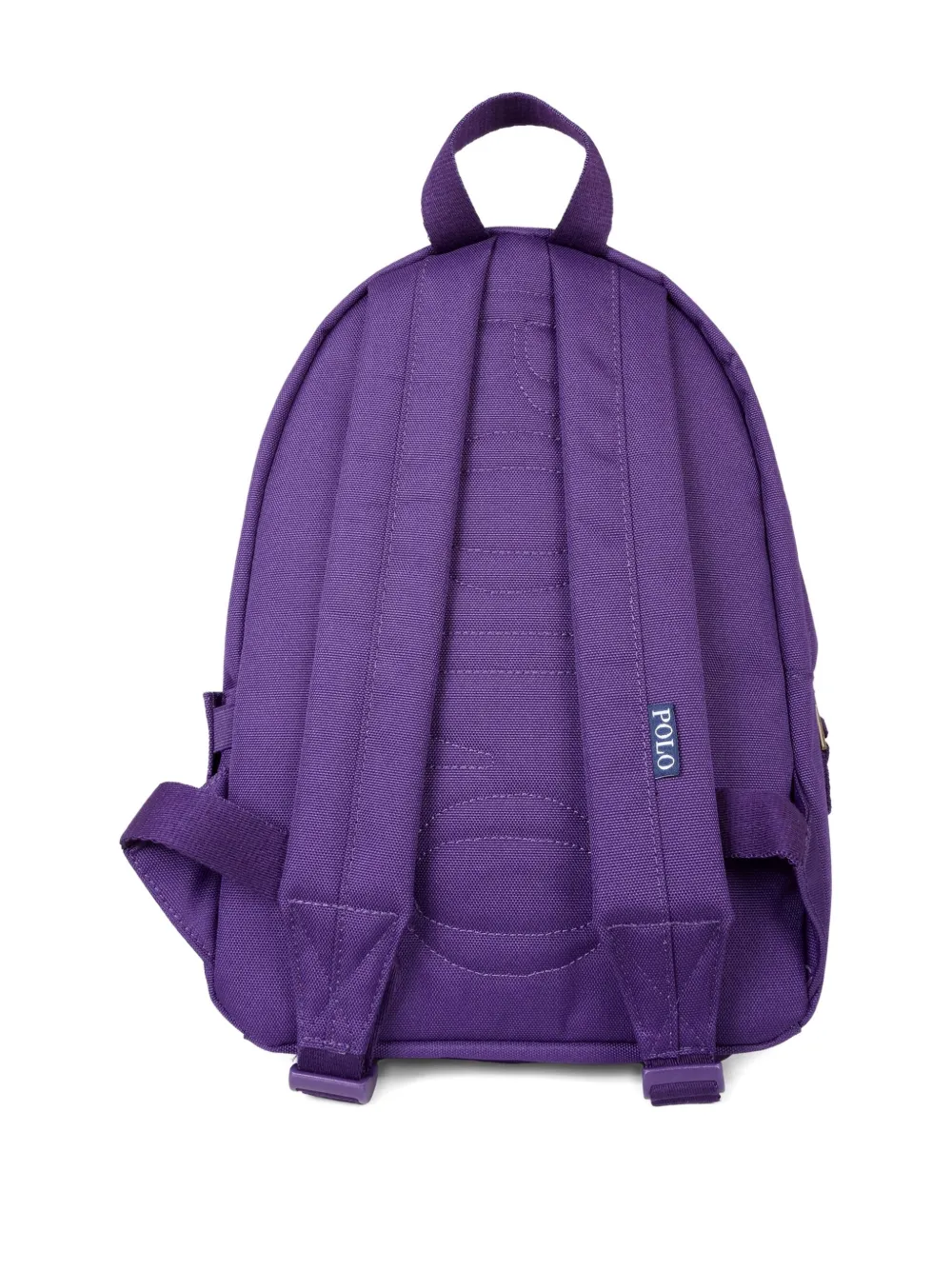 POLO RALPH LAUREN KIDS Bear-embroidered backpack Paars