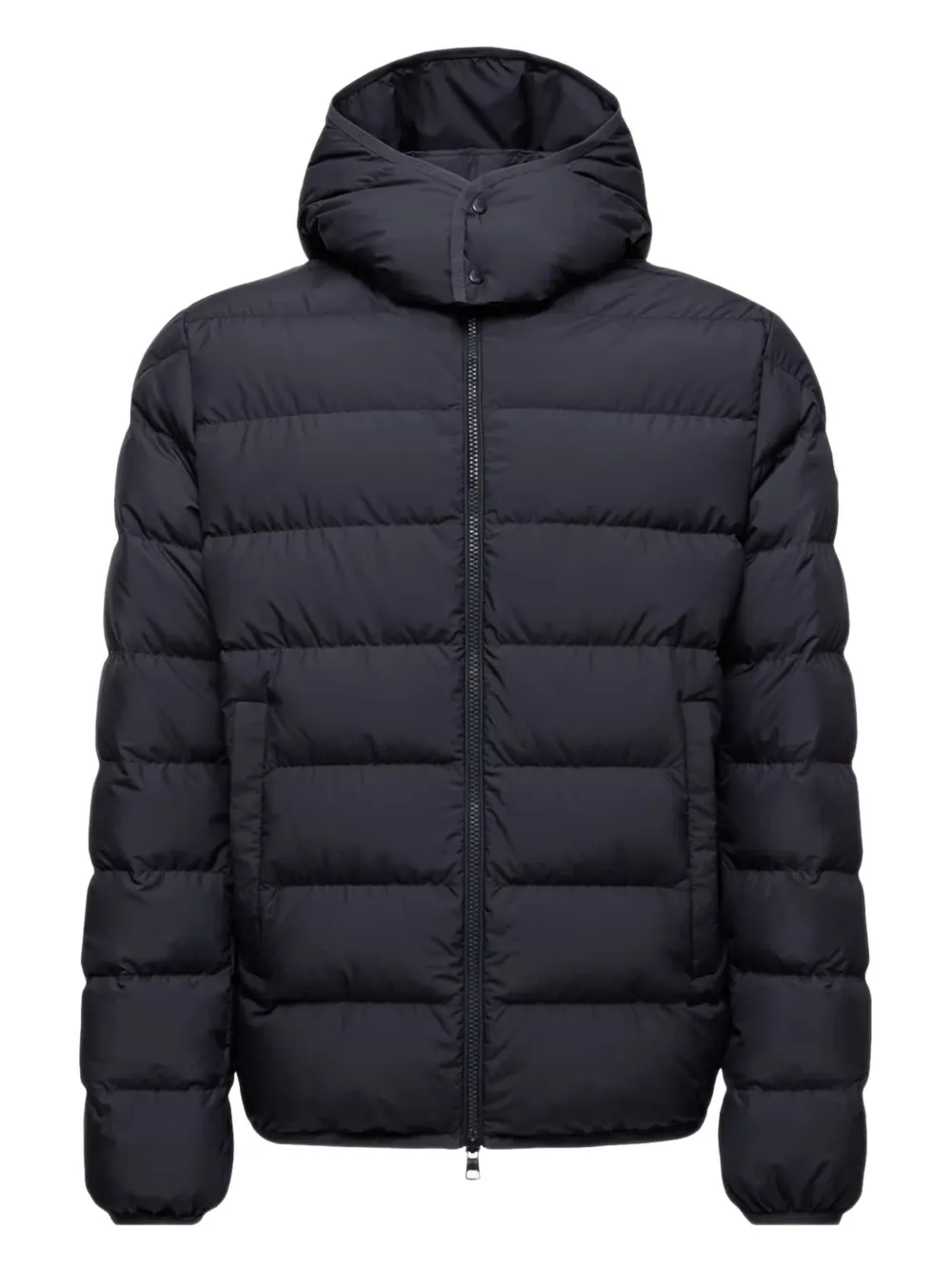 Moncler Gevoerd jack met capuchon Zwart