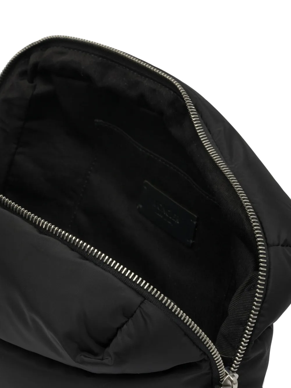 Moncler Quilted-pattern Clutch Bag In Black