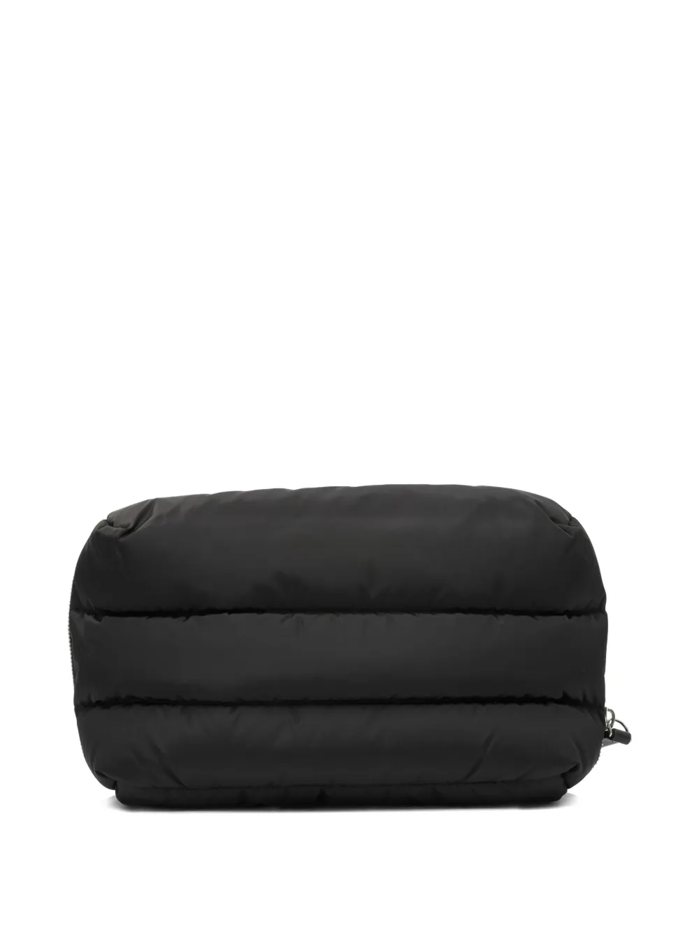 Moncler Quilted-pattern Clutch Bag In Black