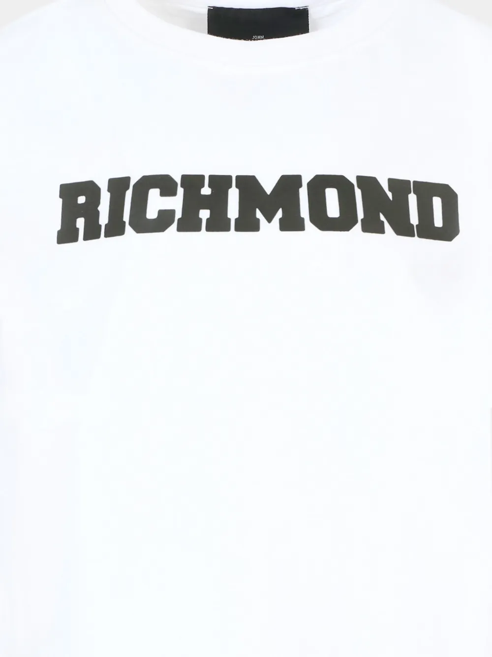 John Richmond Junior logo-print T-shirt Wit